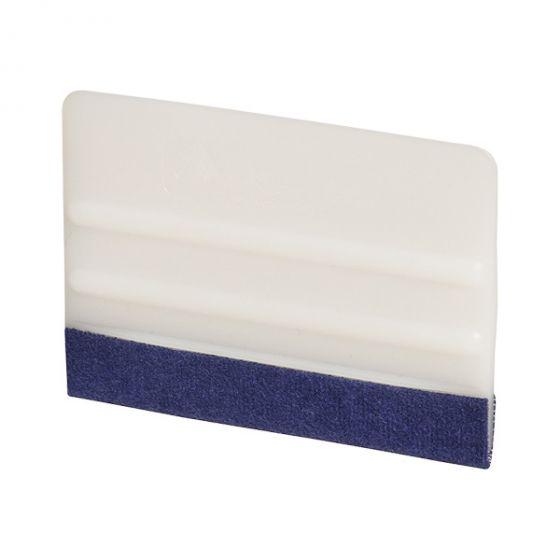 LUXIA Vinyl Squeegee in Blue with Felt edge