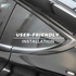 CHROME DELETE / CUSTOM VINYL WRAP TAPE STRIPES | AVERY DENNISON | SATIN DARK GRAY | 854-M