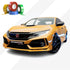 CHROME DELETE / CUSTOM VINYL WRAP TAPE STRIPES | 3M | GLOSS SUNFLOWER | G25