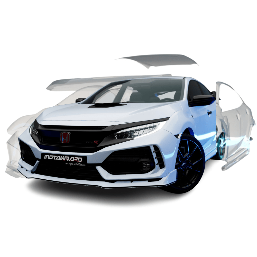 3M COLORED PPF / PWF SERIES GLOSS POWDER BLUE PAINT PROTECTION FILM | PWF-G117