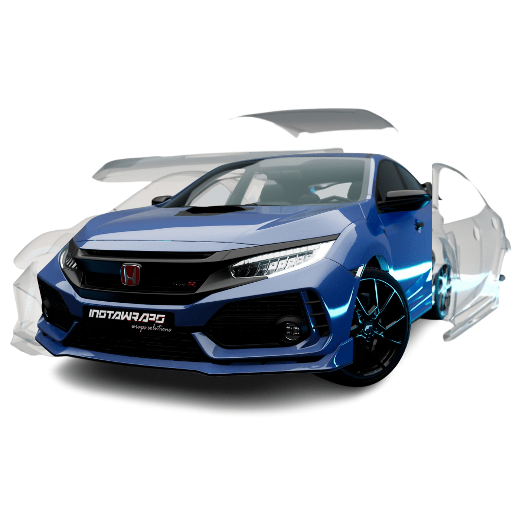 3M COLORED PPF / PWF SERIES GLOSS NEPTUNE BLUE PAINT PROTECTION FILM | PWF-G97