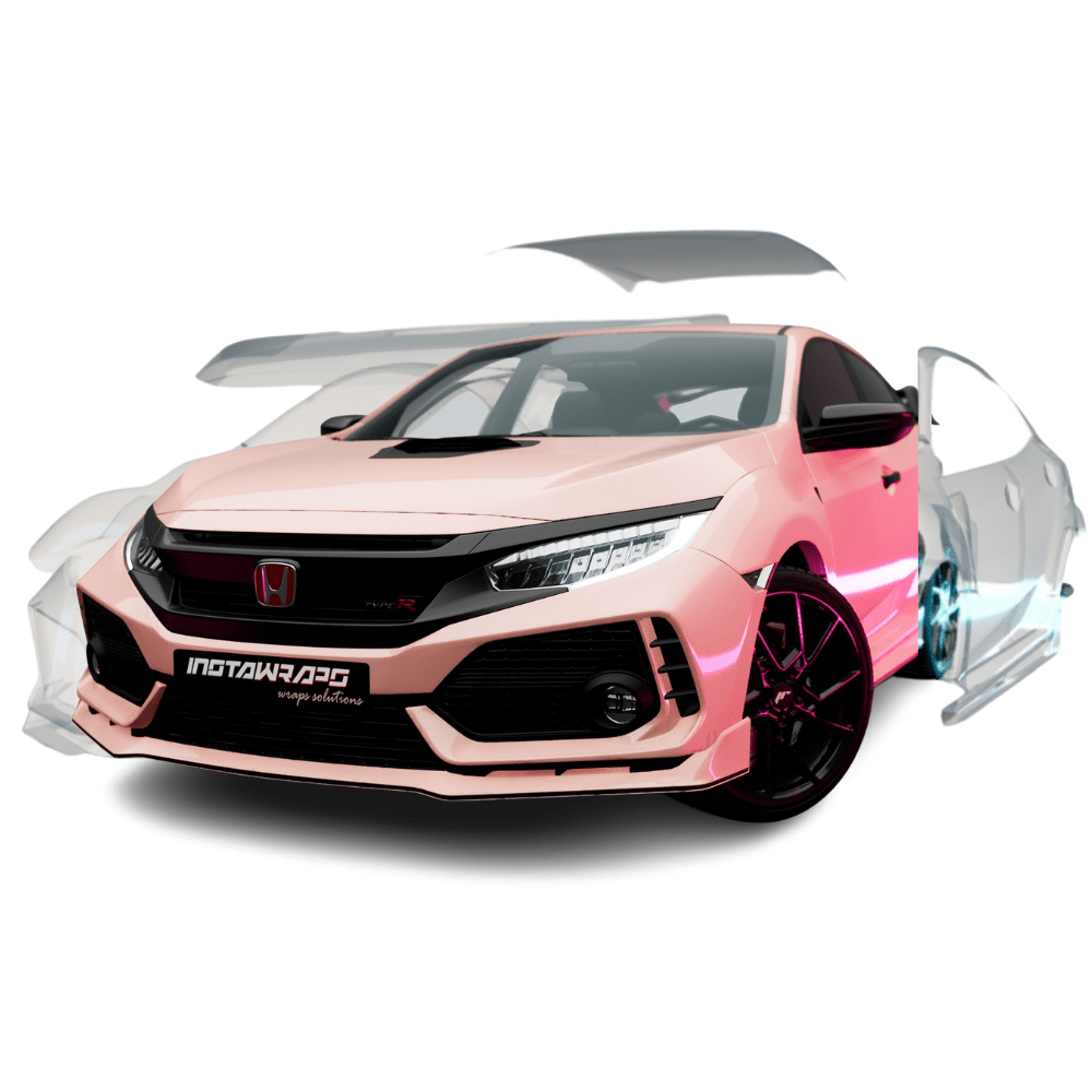 3M COLORED PPF / PWF SERIES GLOSS FLIP WINTER ROSE PAINT PROTECTION FILM | PWF-GP231