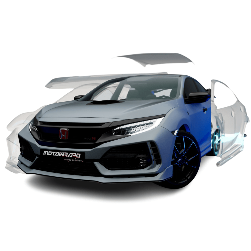 3M COLORED PPF / PWF SERIES MATTE MOON ROCK BLUE PAINT PROTECTION FILM | M87