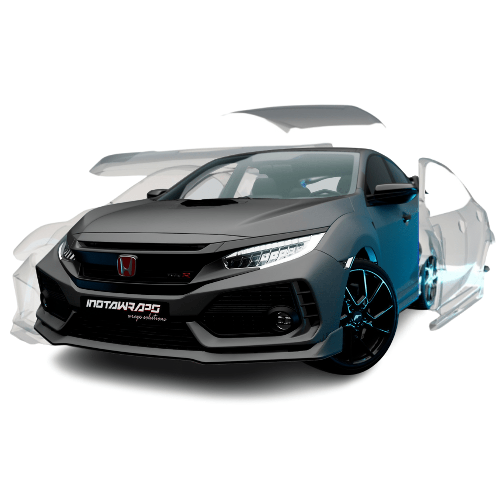 3M COLORED PPF / PWF SERIES MATTE SMOKE GRAY PAINT PROTECTION FILM | M91