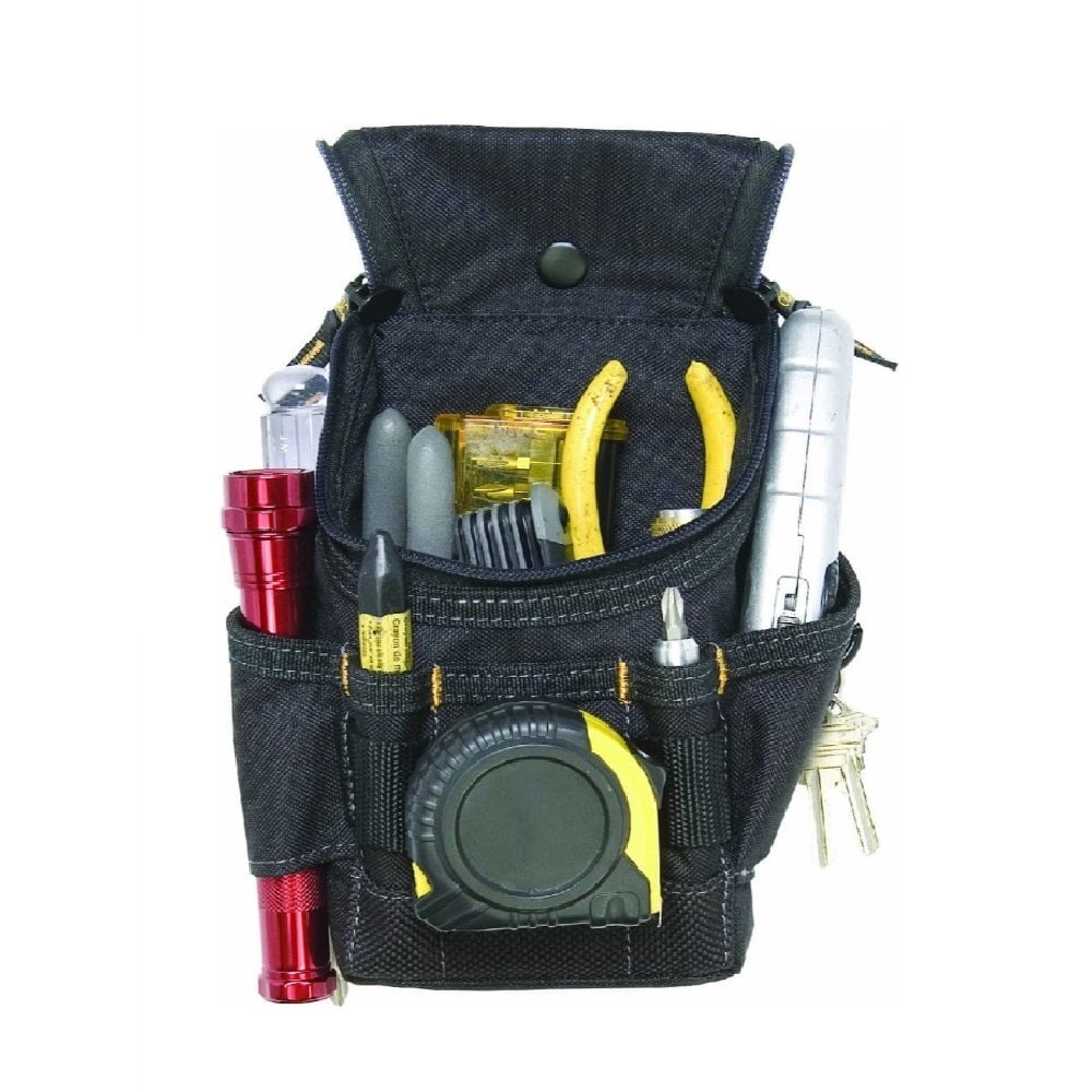 SMALL ZIPTOP UTILITY POUCH FOR AUTOMOTIVE WRAPPING TOOLS