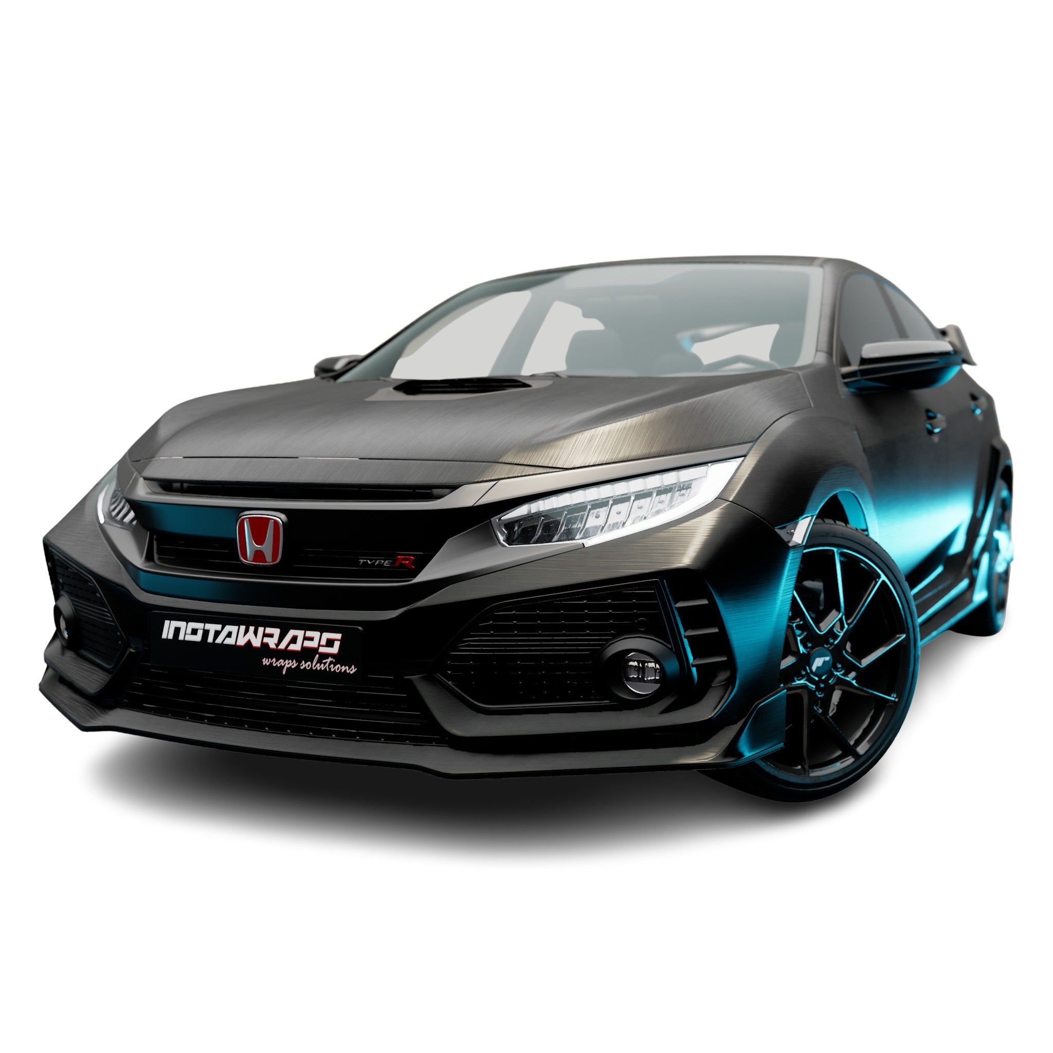 AVERY DENNISON SW900 SUPREME BRUSHED BLACK METALLIC VINYL WRAP | SW900-193-X