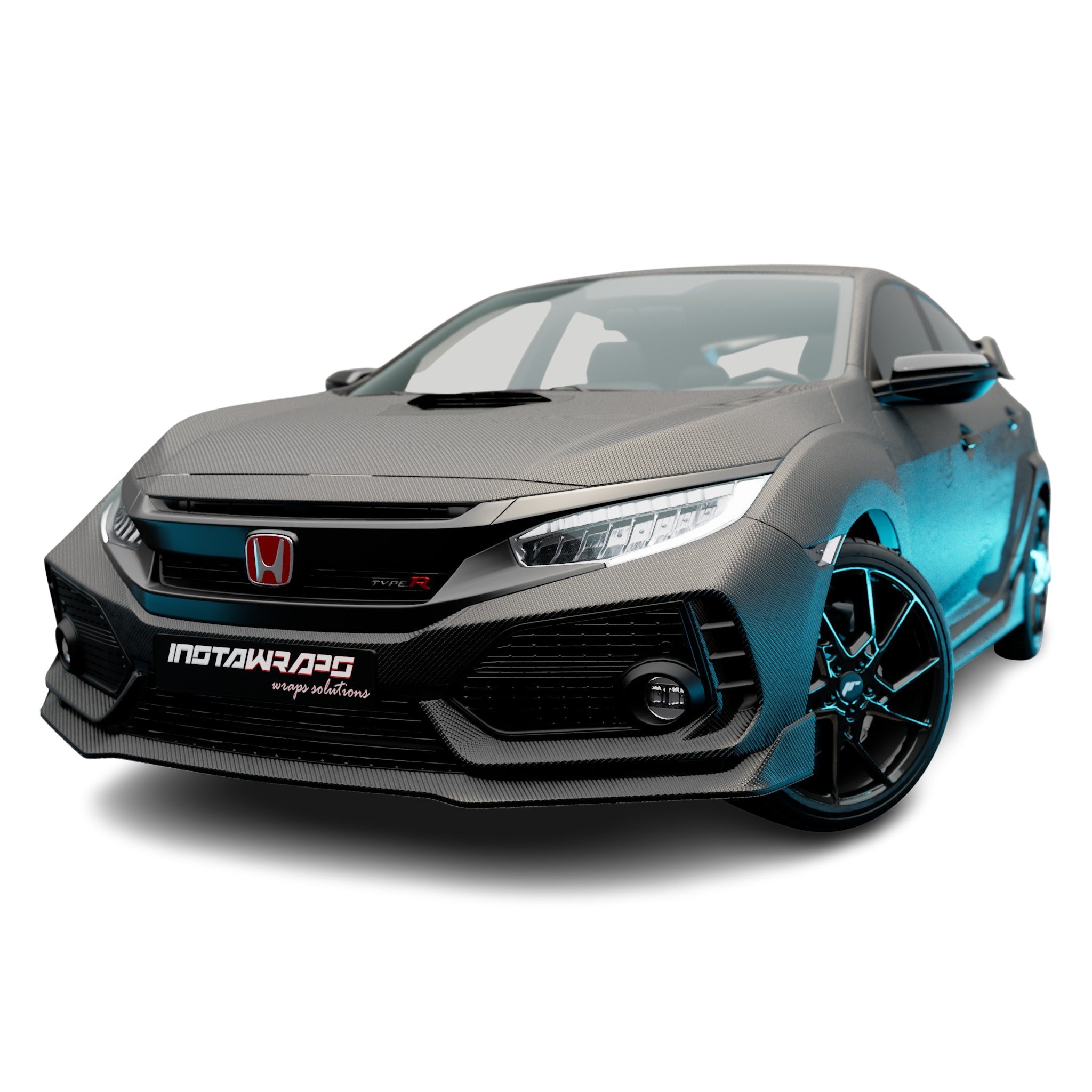 AVERY DENNISON SW900 SUPREME BLACK CARBON FIBER VINYL WRAP | SW900-194-X