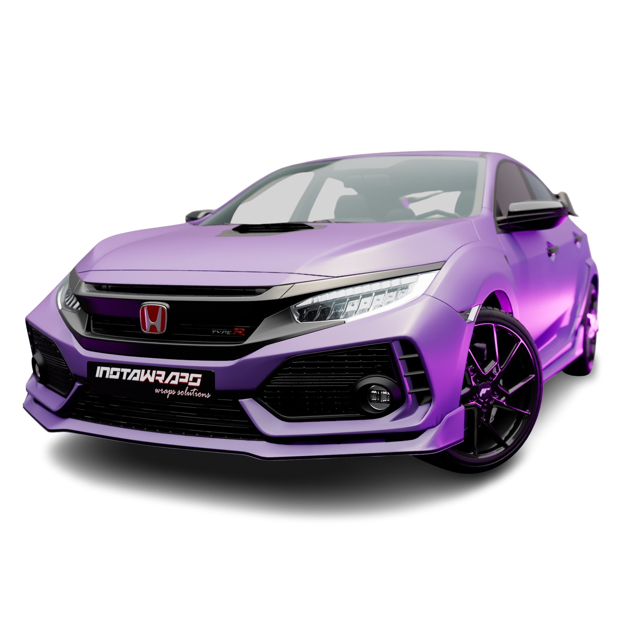 AVERY DENNISON SW900 SUPREME SATIN PURPLE METALLIC VINYL WRAP | SW900-566-M